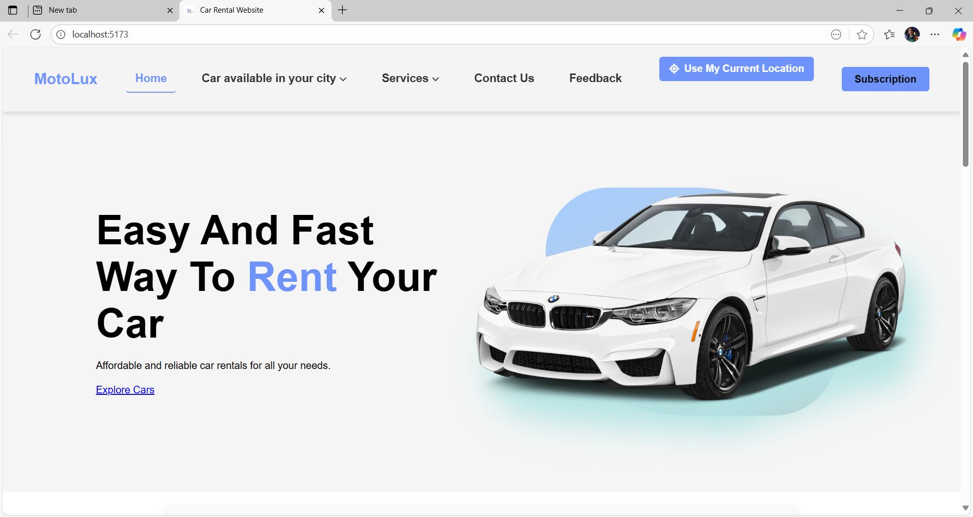 Car Rental Platform